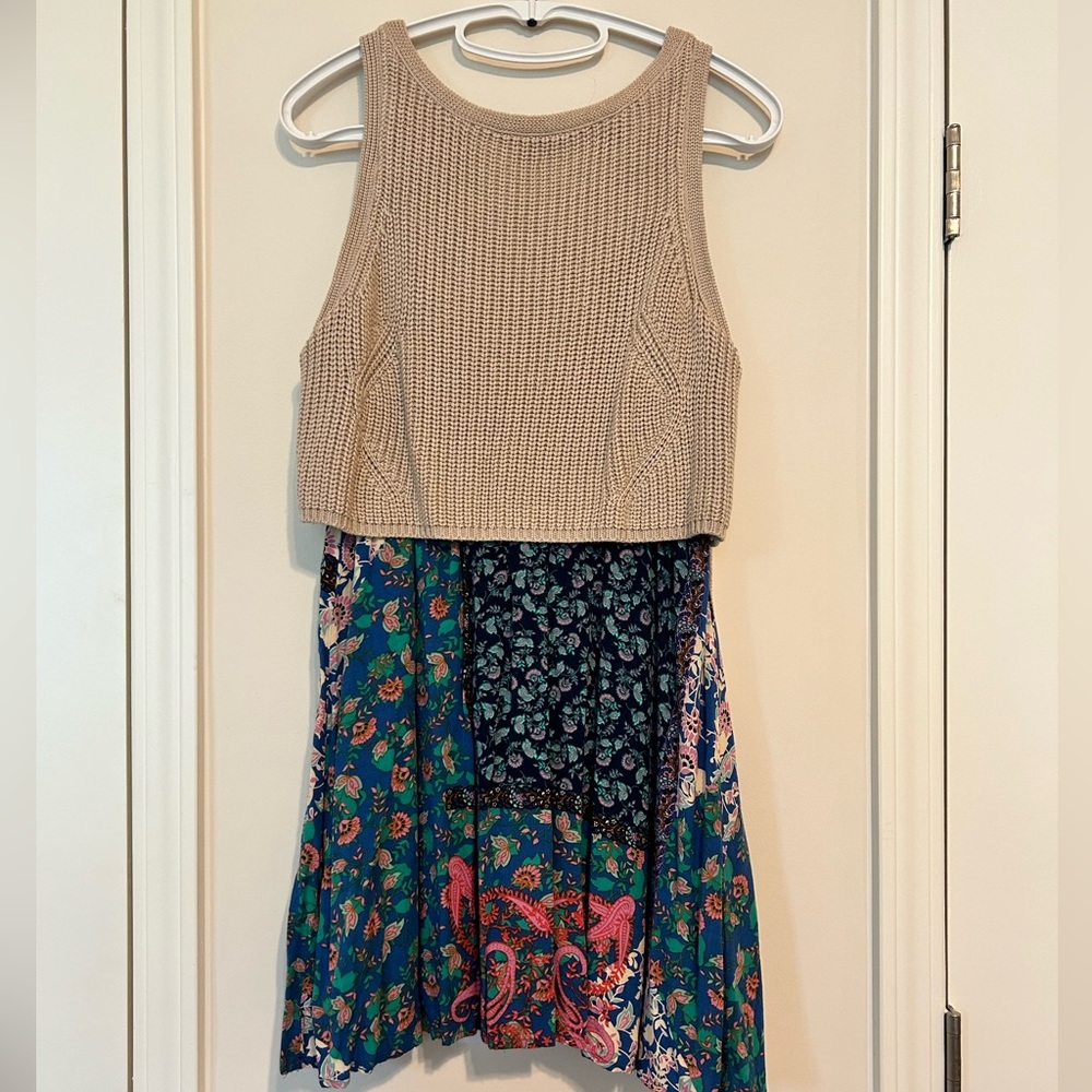 Mini sweater top dress